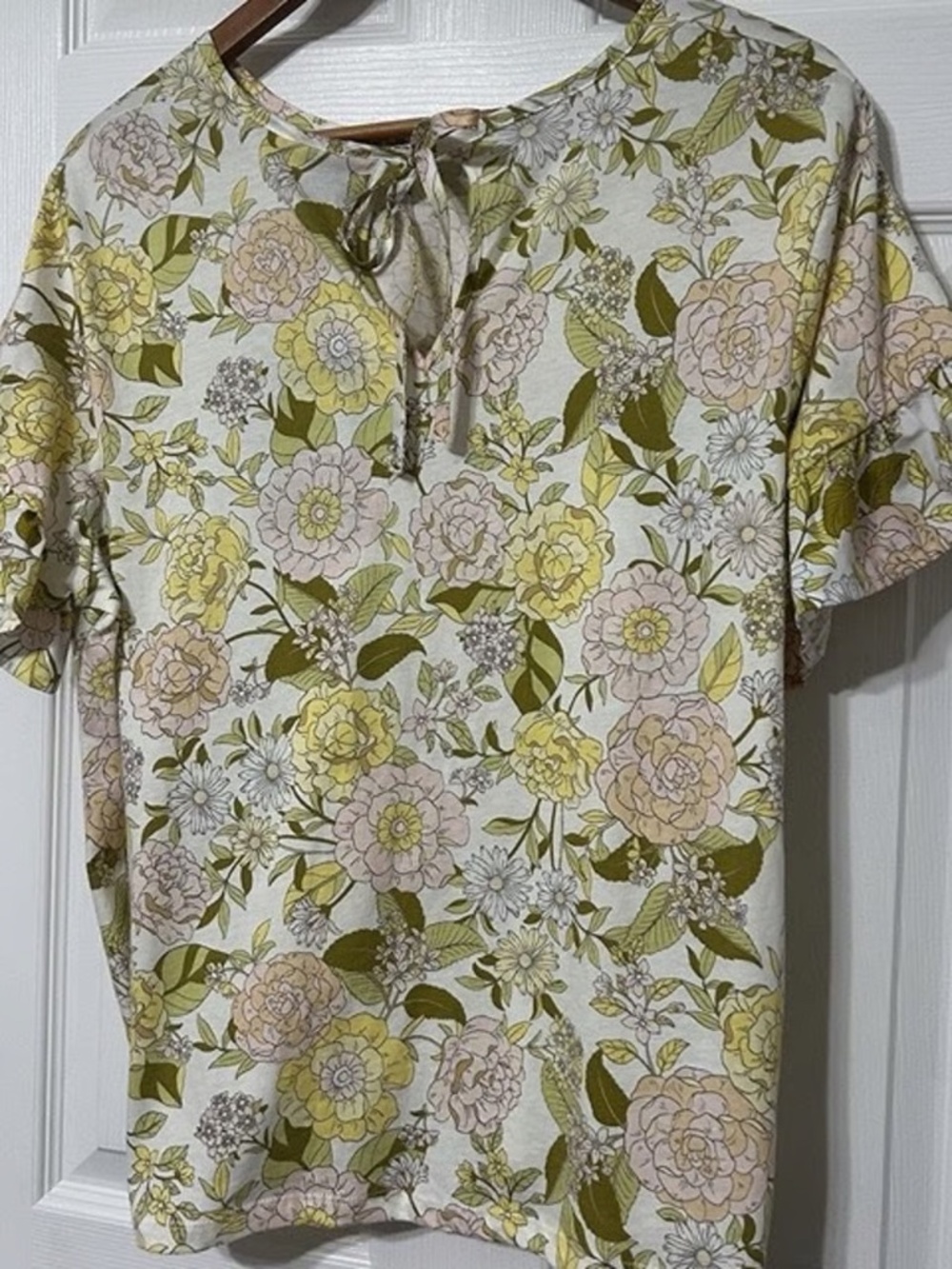 Who What Wear Floral Blouse